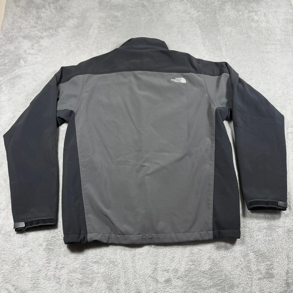 The North Face Apex Bionic Softshell Jacket Mens XXL Gray Full Zip AMVY F13 T183